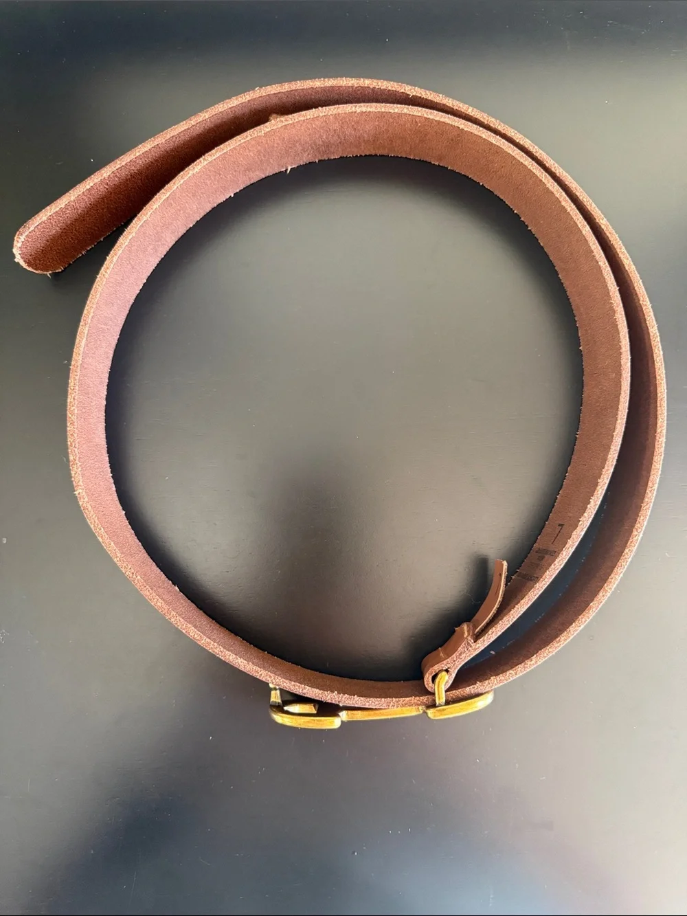 Lucky Brand Leather Equestrian Belt